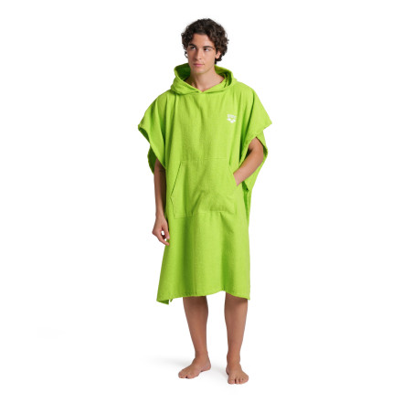 Poncho Mixte ARENA COTTON PONCHO Artic Lime White | Les4Nages