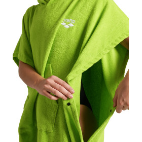 Poncho Mixte ARENA COTTON PONCHO Artic Lime White