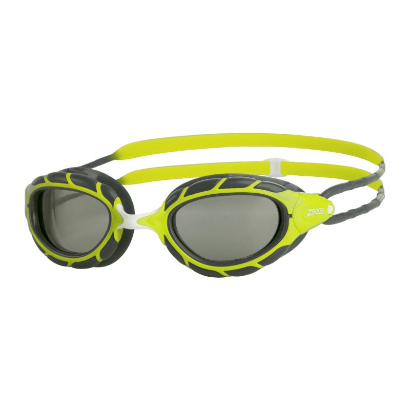 Zoggs PREDATOR JUNIOR LIME GREY TINT SMOKE - Lunettes natation enfants | Les4Nages