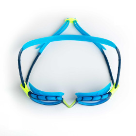 Zoggs PREDATOR JUNIOR BLUE LIME CLEAR - Lunettes natation enfants