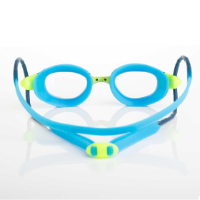 Zoggs PREDATOR JUNIOR BLUE LIME CLEAR - Lunettes natation enfants