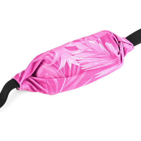 Ceinture RUSH Large Running Pocket - HAWAI PINK - Ceinture extensible porte gels, nutrition, telephone ... | Les4Nages