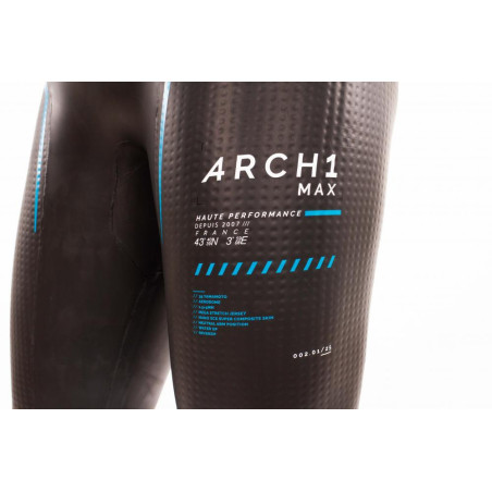ZEROD ARCHI MAX Homme - Black Blue - Combinaison Triathlon Homme | Les4Nages