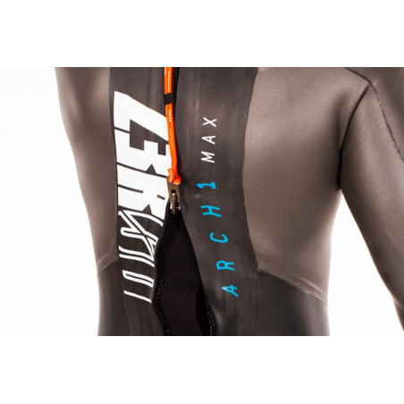 ZEROD ARCHI MAX Homme - Black Blue - Combinaison Triathlon Homme | Les4Nages