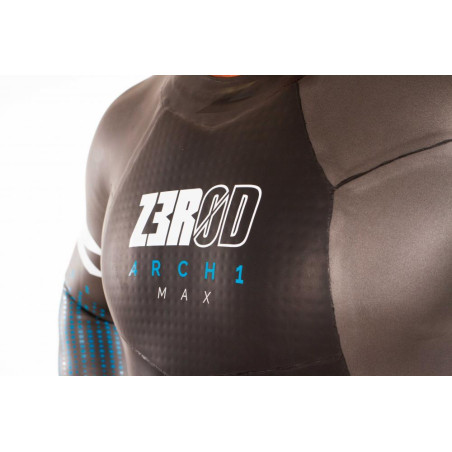 ZEROD ARCHI MAX Homme - Black Blue - Combinaison Triathlon Homme | Les4Nages