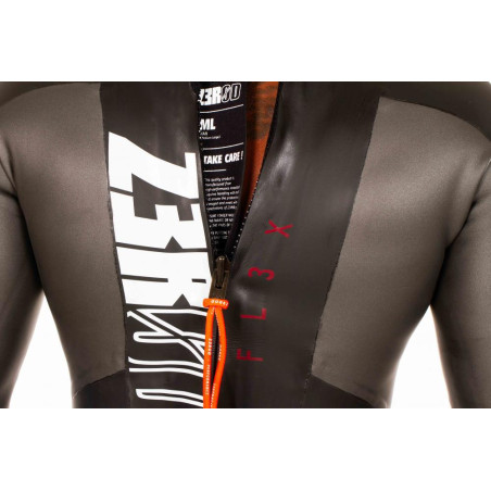 ZEROD FLEX Homme - Black Red - Combinaison Triathlon Homme | Les4Nages