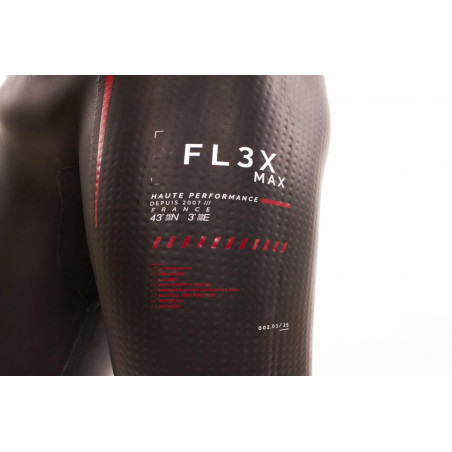 ZEROD FLEX MAX Homme - Black Red - Combinaison Triathlon | Les4Nages