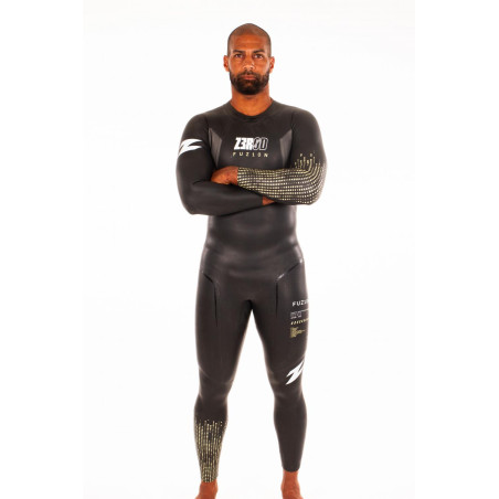 ZEROD FUZION BLACK GOLD Homme - Combinaison Triathlon | Les4Nages ZEROD FUZION BLACK GOLD Homme - Combinaison Triathlon | Les4Nages