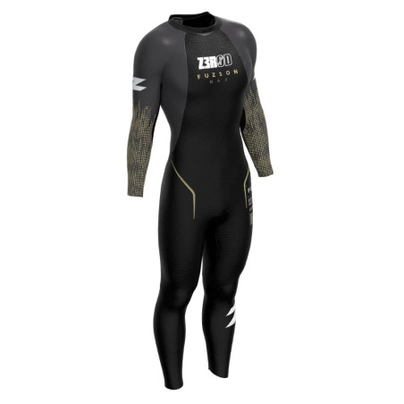  ZEROD FUZION MAX Homme Black Gold - Combinaison Triathlon | Les4Nages