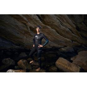 ZEROD ARCHI Femme Black Blue - Combinaison Triathlon Femme