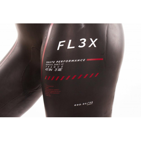 ZEROD FLEX Femme Black Red - Combinaison Triathlon Femme | Les4Nages
