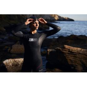 ZEROD FLEX Femme Black Red - Combinaison Triathlon Femme 