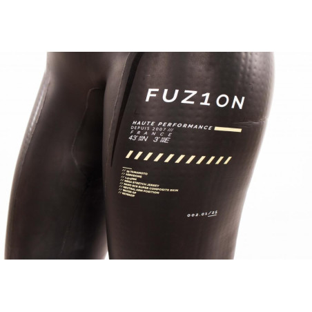 ZEROD FUZION Femme Black Gold - Combinaison Triathlon Femme | Les4Nages
