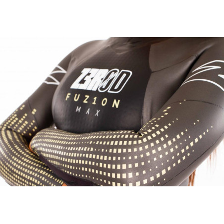 ZEROD FUZION MAX Femme Black Gold - Combinaison Triathlon Femme | Les4Nages