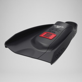 SPEEDO DMC Elite Max Noir/Rouge - Mini Palmes Natation & Piscine