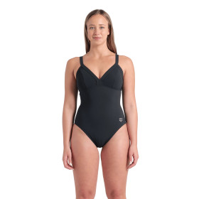 Arena BODYLIFT LARA Soft Curve Black   - Maillot Natation Arena Aquagym