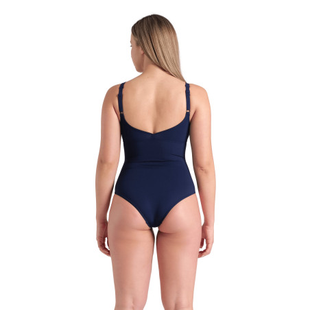 Arena BODYLIFT JEWEL R Navy Green Blue - Maillot Natation Arena Aquagym | Les4Nages