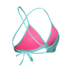 Haut  de Maillot 2 pièces ARENA SOLID Team Swim Top Water Shocking Pink