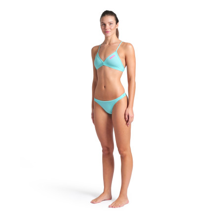 Bas de Maillot 2 pièces ARENA SOLID Team Swim Water Shocking Pink | Les4Nages