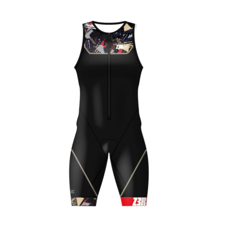 ZEROD START PSYCHO CHAMPAGNE Homme -Trifonction Triathlon sans manches | Les4Nages