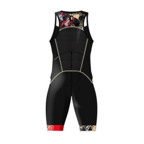 ZEROD START PSYCHO CHAMPAGNE Homme -Trifonction Triathlon  sans manches