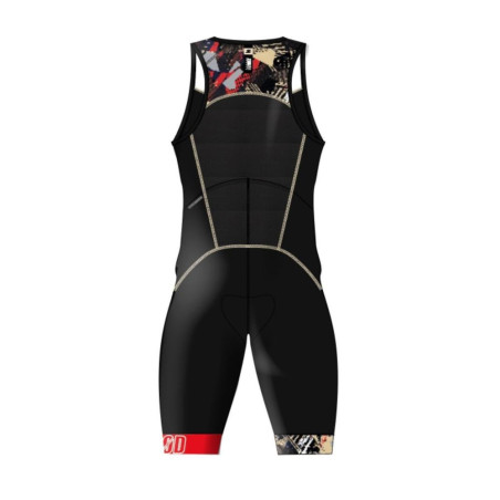 ZEROD START PSYCHO CHAMPAGNE Homme -Trifonction Triathlon sans manches | Les4Nages