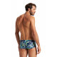 ARENA EARTH TEXTURE LOW WAIST SHORT NAVY SOFT GREEN MULTI - Boxer natation Homme