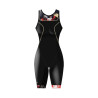 ZEROD TRISUIT START WOMAN PSYCHO CHAMPAGNE - Trifonction Triathlon Femme sans manches