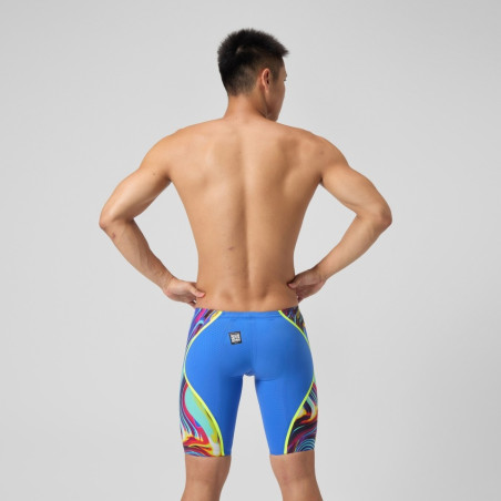 SPEEDO FastSkin LZR PURE INTENT 2.0 JAMMER - Blue Yellow Red - Jammer Natation Competition Homme | Les4Nages