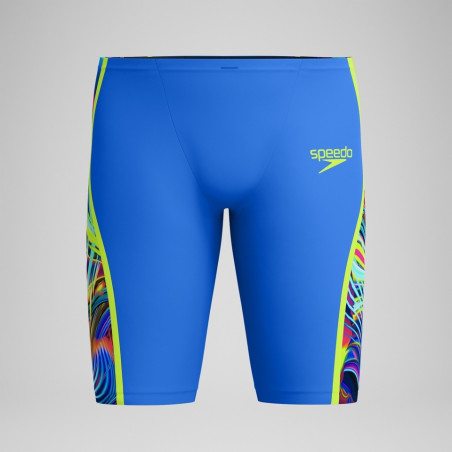 SPEEDO FastSkin LZR PURE INTENT 2.0 JAMMER - Blue Yellow Red - Jammer Natation Competition Homme | Les4Nages