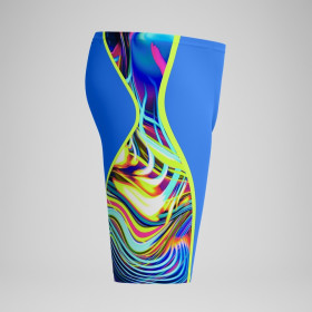 SPEEDO FastSkin LZR PURE INTENT 2.0 JAMMER - Blue Yellow Red - Jammer Natation Competition Homme