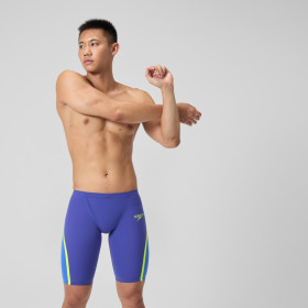 SPEEDO FastSkin LZR PURE INTENT 2.0 JAMMER - Blue Yellow  - Jammer Natation Competition Homme