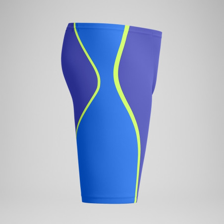 SPEEDO FastSkin LZR PURE INTENT 2.0 JAMMER - Blue Yellow - Jammer Natation Competition Homme | Les4Nages