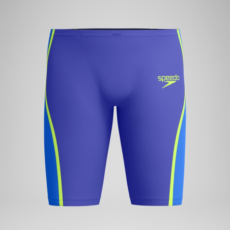 SPEEDO FastSkin LZR PURE INTENT 2.0 JAMMER - Blue Yellow - Jammer Natation Competition Homme | Les4Nages