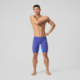 SPEEDO FastSkin LZR PURE VALOR 2.0 JAMMER - Blue Yellow - Jammer Natation Competition Homme