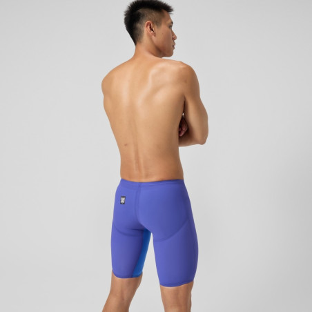 SPEEDO FastSkin LZR PURE VALOR 2.0 JAMMER - Blue Yellow - Jammer Natation Competition Homme | Les4Nages