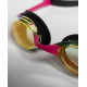 ARENA Cobra SWIPE MIRROR Yellow Copper Pink - Lunettes Natation Rose et or