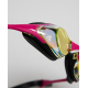 ARENA Cobra SWIPE MIRROR Yellow Copper Pink - Lunettes Natation Rose et or