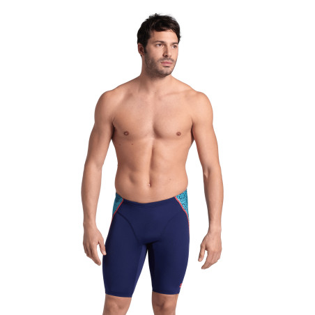 Vente Privée Arena Mai 2025 - MEN'S ARENA CAMO KIKKO SWIM JAMMER - NAVY-WATER MULTI | Les4Nages