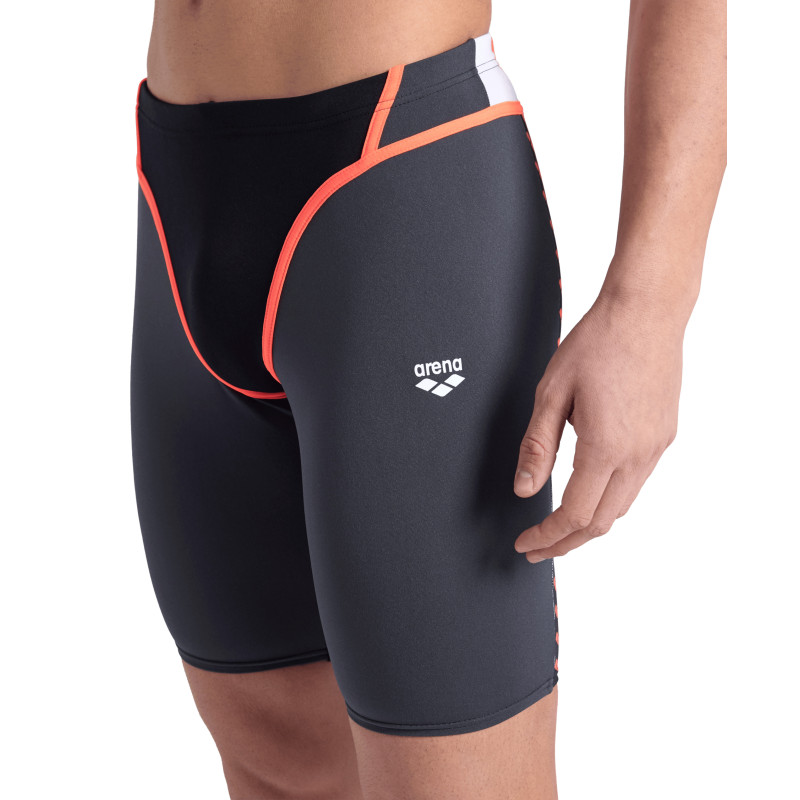 Vente Privée Arena Mai 2025 - MEN'S ARENA ICONS SWIM JAMMER PANEL - BLACK-ASPHALT-WHITE-BRIGHT | Les4Nages