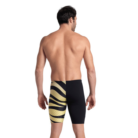 Vente Privée Arena Mai 2025 - MEN'S ARENA MULTI STRIPES SWIM JAMMER - BLACK-WHITE MULTI | Les4Nages