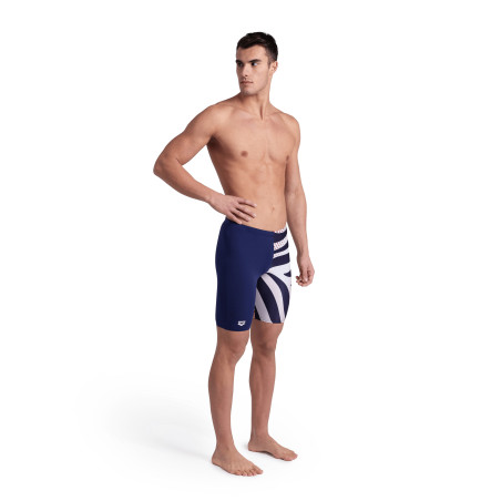 Vente Privée Arena Mai 2025 - MEN'S ARENA MULTI STRIPES SWIM JAMMER - NAVY-WHITE MULTI | Les4Nages