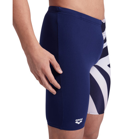 Vente Privée Arena Mai 2025 - MEN'S ARENA MULTI STRIPES SWIM JAMMER - NAVY-WHITE MULTI | Les4Nages