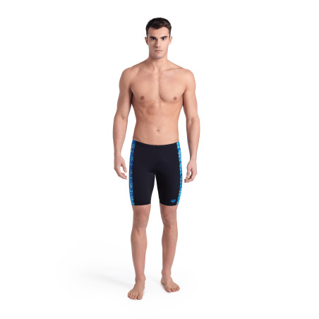 Vente Privée Arena Mai 2025 - MEN'S ARENA POOLTILES SWIM JAMMER - BLACK-BLUE MULTI | Les4Nages