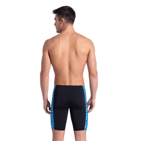 Vente Privée Arena Mai 2025 - MEN'S ARENA POOLTILES SWIM JAMMER - BLACK-BLUE MULTI | Les4Nages