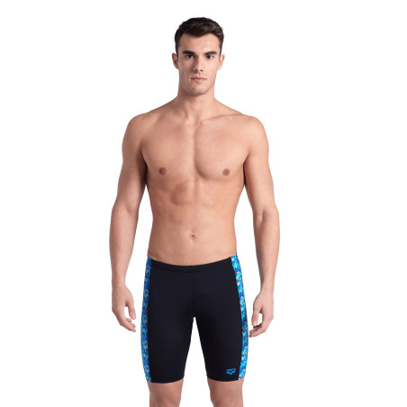 Vente Privée Arena Mai 2025 - MEN'S ARENA POOLTILES SWIM JAMMER - BLACK-BLUE MULTI | Les4Nages