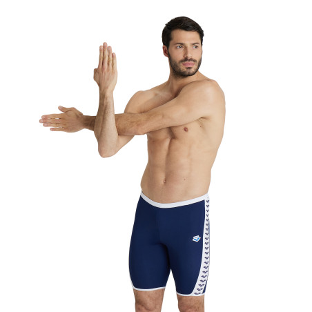 Vente Privée Arena Mai 2025 - MEN'S ARENA ICONS SWIM JAMMER SOLID - NAVY-WHITE | Les4Nages