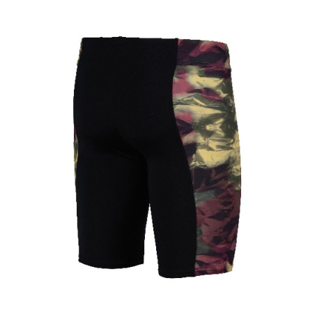 MEN'S ARENA HERO CAMO SWIM JAMMER - BLACK/RED FANDANGO MULTI | Les4Nages
