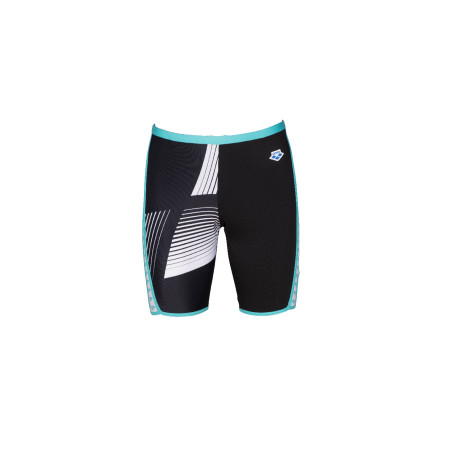 Vente Privée Arena Mai 2025 - MEN'S ARENA ICONS SWIM JAMMER LOGO - BLACK-WHITE-BLUE DIAMOND | Les4Nages