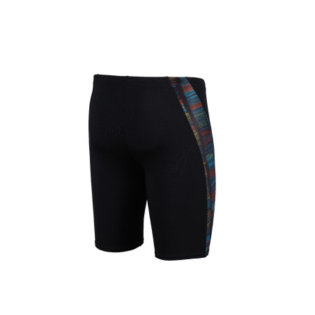 Vente Privée Arena Mai 2025 - MEN'S ARENA SLOW MOTION SWIM JAMMER - BLACK-TURQUOISE MULTI | Les4Nages